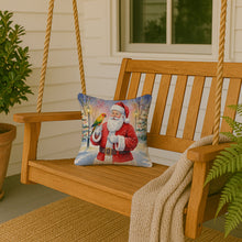 Load image into Gallery viewer, Jenday Conure with Santa Claus Throw Pillow