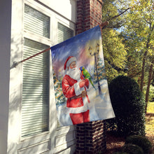 Load image into Gallery viewer, Lorikeet with Santa Claus House Flag