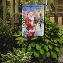 Load image into Gallery viewer, Lorikeet with Santa Claus Garden Flag
