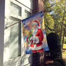 Load image into Gallery viewer, Male Eclectus with Santa Claus House Flag