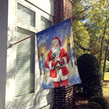Load image into Gallery viewer, Mallard with Santa Claus House Flag