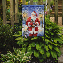 Load image into Gallery viewer, Mallard with Santa Claus Garden Flag