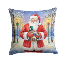 Load image into Gallery viewer, Mallard with Santa Claus Throw Pillow
