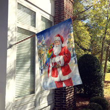 Load image into Gallery viewer, Parrot with Santa Claus House Flag