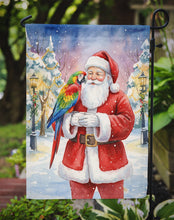Load image into Gallery viewer, Parrot with Santa Claus Garden Flag