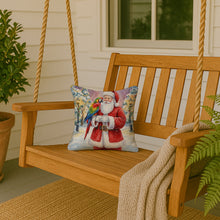 Load image into Gallery viewer, Parrot with Santa Claus Throw Pillow