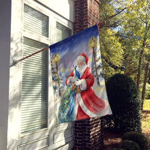Load image into Gallery viewer, Peacock with Santa Claus House Flag