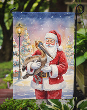 Load image into Gallery viewer, Pelican with Santa Claus Garden Flag