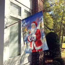 Load image into Gallery viewer, Pigeon with Santa Claus House Flag