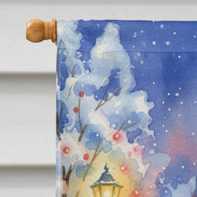 Load image into Gallery viewer, Pigeon with Santa Claus House Flag