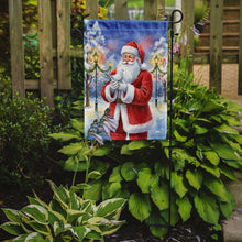 Load image into Gallery viewer, Pigeon with Santa Claus Garden Flag