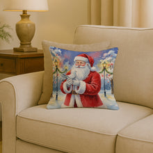 Load image into Gallery viewer, Pigeon with Santa Claus Throw Pillow