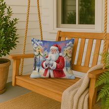 Load image into Gallery viewer, Pigeon with Santa Claus Throw Pillow