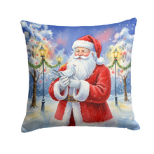 Load image into Gallery viewer, Pigeon with Santa Claus Throw Pillow