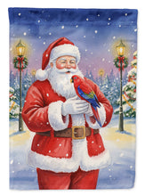 Load image into Gallery viewer, Red Lory with Santa Claus House Flag