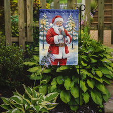 Load image into Gallery viewer, Red Bellied Parrot with Santa Claus Garden Flag