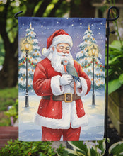 Load image into Gallery viewer, Red Bellied Parrot with Santa Claus Garden Flag