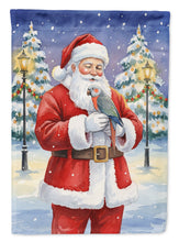 Load image into Gallery viewer, Red Bellied Parrot with Santa Claus Garden Flag