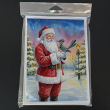 Load image into Gallery viewer, Roadrunner with Santa Claus Greeting Cards Pack of 8