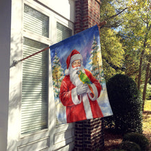 Load image into Gallery viewer, Senegal Parrot with Santa Claus House Flag