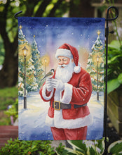Load image into Gallery viewer, Society Finch with Santa Claus Garden Flag