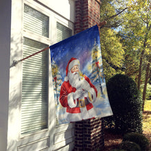 Load image into Gallery viewer, Sulphur Crested Cockatoo with Santa Claus House Flag