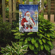 Load image into Gallery viewer, Sulphur Crested Cockatoo with Santa Claus Garden Flag
