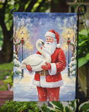 Load image into Gallery viewer, Swan with Santa Claus Garden Flag