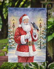 Load image into Gallery viewer, Timneh African Grey with Santa Claus Garden Flag
