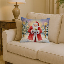 Load image into Gallery viewer, Yellowhammer with Santa Claus Throw Pillow