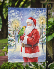 Load image into Gallery viewer, Yellow Naped Amazon with Santa Claus Garden Flag