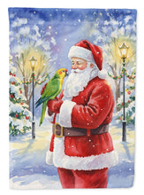 Load image into Gallery viewer, Yellow Naped Amazon with Santa Claus Garden Flag