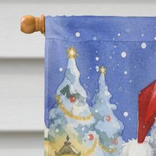 Load image into Gallery viewer, Zebra Finch with Santa Claus House Flag