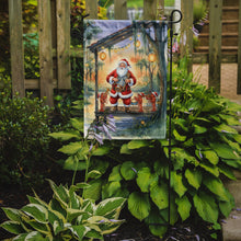 Load image into Gallery viewer, Cajun Santa Claus and the Crawfish Band Christmas Garden Flag
