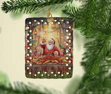 Load image into Gallery viewer, Cajun Santa Claus Crawfish Boil Christmas Porcelain Ornament