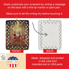 Load image into Gallery viewer, Cajun Santa Claus Crawfish Boil Christmas Porcelain Ornament