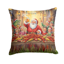 Load image into Gallery viewer, Cajun Santa Claus Crawfish Boil Christmas Throw Pillow