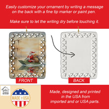 Load image into Gallery viewer, Cajun Santa Claus Delivering Gifts by Airboat Christmas Porcelain Ornament