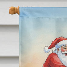 Load image into Gallery viewer, Cajun Santa Claus Feeding the Gators Christmas House Flag