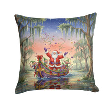 Load image into Gallery viewer, Cajun Santa Claus in the Bayou Christmas Parade Christmas Throw Pillow