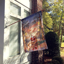 Load image into Gallery viewer, Cajun Santa Claus in the Pirogue Christmas House Flag