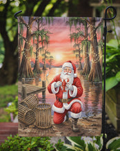 Load image into Gallery viewer, Cajun Santa Claus with Crawfish Christmas Garden Flag