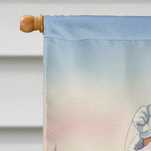 Load image into Gallery viewer, Fishing Santa Claus with Catfish Christmas House Flag