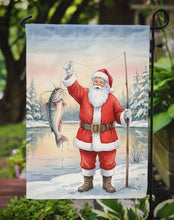 Load image into Gallery viewer, Fishing Santa Claus with Catfish Christmas Garden Flag