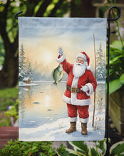 Load image into Gallery viewer, Fishing Santa Claus with Crappie Christmas Garden Flag