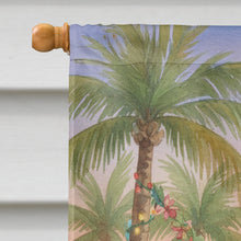 Load image into Gallery viewer, Santa Claus Decorating Palm Tree Christmas House Flag