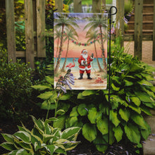 Load image into Gallery viewer, Santa Claus Decorating Palm Tree Christmas Garden Flag
