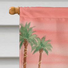 Load image into Gallery viewer, Santa Claus in Palm Springs Christmas House Flag