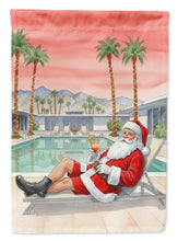 Load image into Gallery viewer, Santa Claus in Palm Springs Christmas House Flag