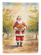 Load image into Gallery viewer, Santa Claus in the Orange Grove Christmas Garden Flag